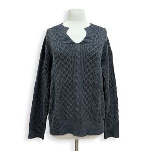 Made With Love Grey Cable Knit Sweater NWT XXL
